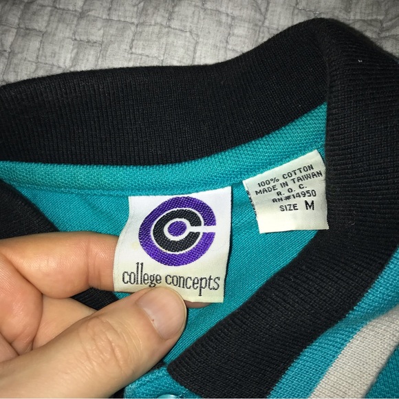 Vintage Florida Marlins Diamond Collection Polo Size M by College Concepts - Picture 4 of 6